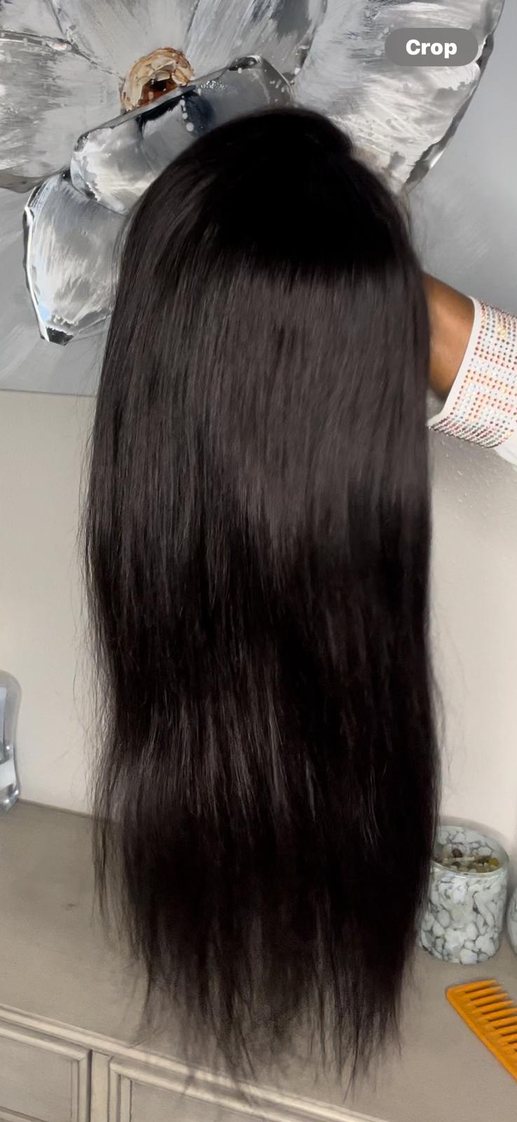 28 inches straight wig with 4*4 HD closure